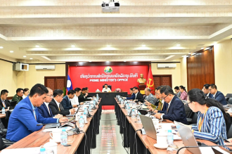 ﻿Laos Task Force Reviews Progress on Fuel Price Measures